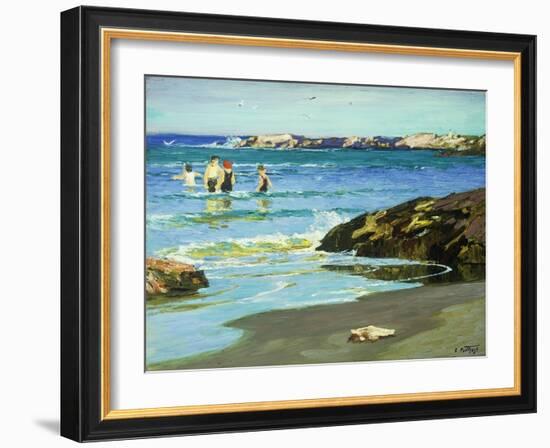 Low Tide-Edward Henry Potthast-Framed Giclee Print