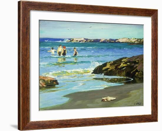 Low Tide-Edward Henry Potthast-Framed Giclee Print