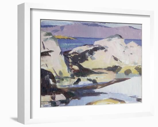 Low Tide-Francis Campbell Boileau Cadell-Framed Giclee Print