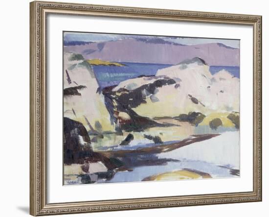 Low Tide-Francis Campbell Boileau Cadell-Framed Giclee Print
