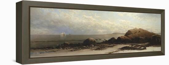 Low Tide-Alfred Thompson Bricher-Framed Premier Image Canvas