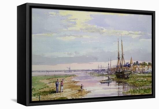 Low Water, Bosham, C.1890-John Sutton-Framed Premier Image Canvas