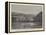 Low-Wood Hotel, Windermere, Partly Destroyed by Fire-null-Framed Premier Image Canvas