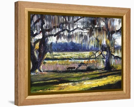 Lowcountry Spanish Moss Escape-Lucy P. McTier-Framed Premier Image Canvas