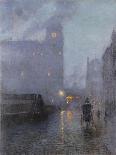 Grand Central and the Biltmore in Hazy Twilight-Lowell Birge Harrison-Giclee Print