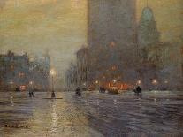 A Wintry Walk-Lowell Birge Harrison-Giclee Print