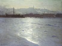 Winter on the St. Lawrence-Lowell Birge Harrison-Framed Giclee Print
