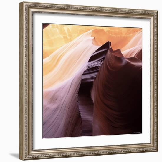 Lower Antelope, a Slot Canyon, Arizona, United States of America (U.S.A.), North America-Tony Gervis-Framed Photographic Print