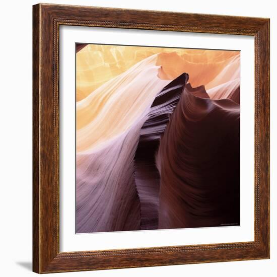 Lower Antelope, a Slot Canyon, Arizona, United States of America (U.S.A.), North America-Tony Gervis-Framed Photographic Print