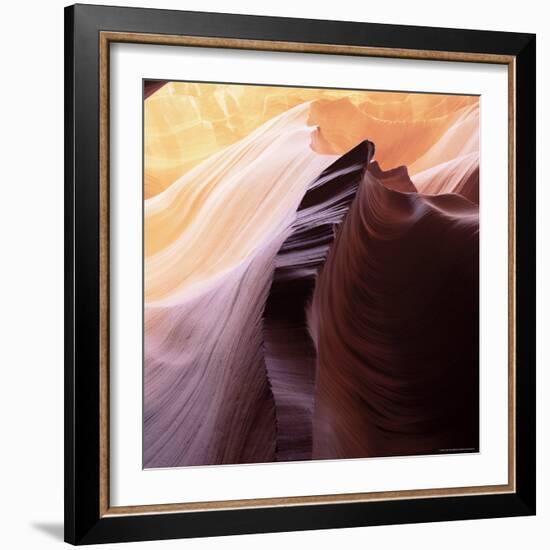 Lower Antelope, a Slot Canyon, Arizona, United States of America (U.S.A.), North America-Tony Gervis-Framed Photographic Print
