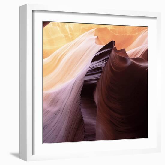 Lower Antelope, a Slot Canyon, Arizona, United States of America (U.S.A.), North America-Tony Gervis-Framed Photographic Print