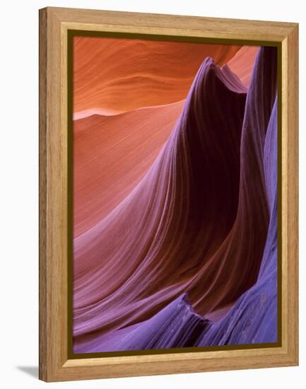 Lower Antelope Canyon Rock Formations-Ian Shive-Framed Premier Image Canvas