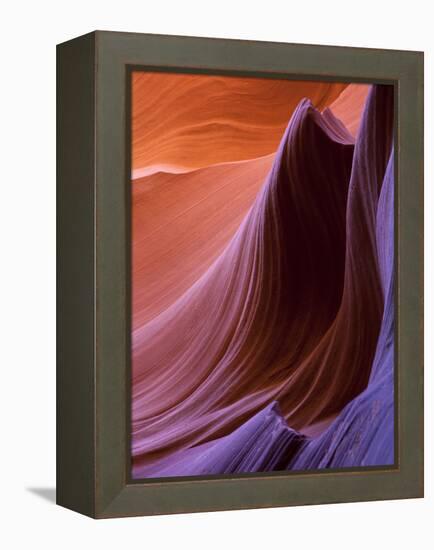 Lower Antelope Canyon Rock Formations-Ian Shive-Framed Premier Image Canvas