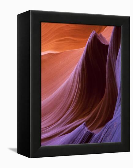 Lower Antelope Canyon Rock Formations-Ian Shive-Framed Premier Image Canvas