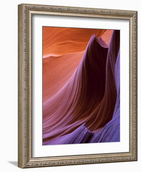 Lower Antelope Canyon Rock Formations-Ian Shive-Framed Photographic Print