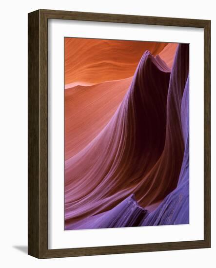 Lower Antelope Canyon Rock Formations-Ian Shive-Framed Photographic Print