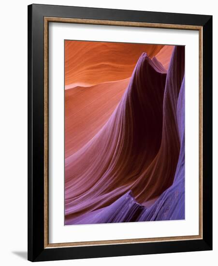 Lower Antelope Canyon Rock Formations-Ian Shive-Framed Photographic Print