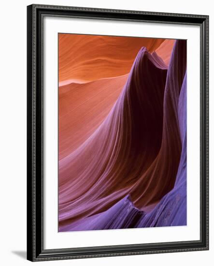 Lower Antelope Canyon Rock Formations-Ian Shive-Framed Photographic Print