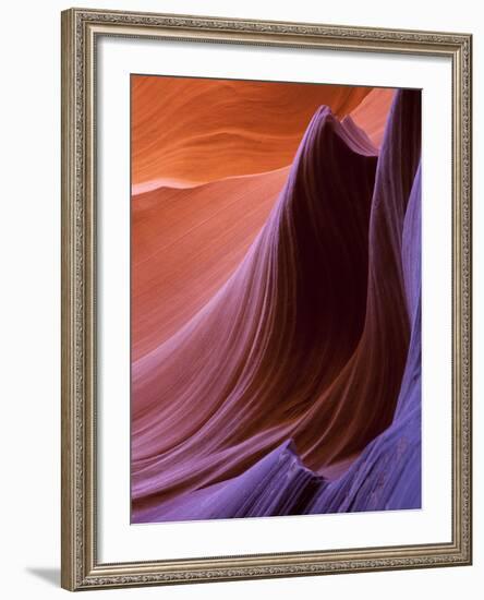 Lower Antelope Canyon Rock Formations-Ian Shive-Framed Photographic Print