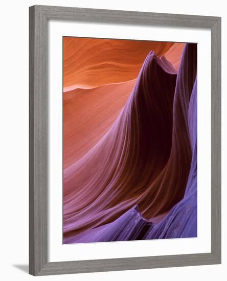 Lower Antelope Canyon Rock Formations-Ian Shive-Framed Photographic Print