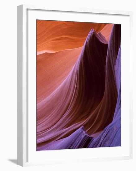 Lower Antelope Canyon Rock Formations-Ian Shive-Framed Photographic Print