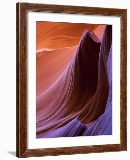 Lower Antelope Canyon Rock Formations-Ian Shive-Framed Photographic Print