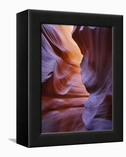 Lower Anthelope Canyon, Navajo Tribal Park, Page, Arizona, Usa-Rainer Mirau-Framed Premier Image Canvas