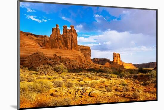 Lower Arches Road. Utah, USA.-Tom Norring-Mounted Photographic Print