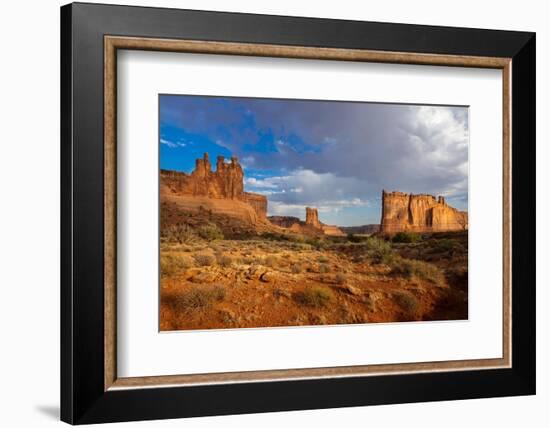 Lower Arches Road. Utah, USA.-Tom Norring-Framed Photographic Print