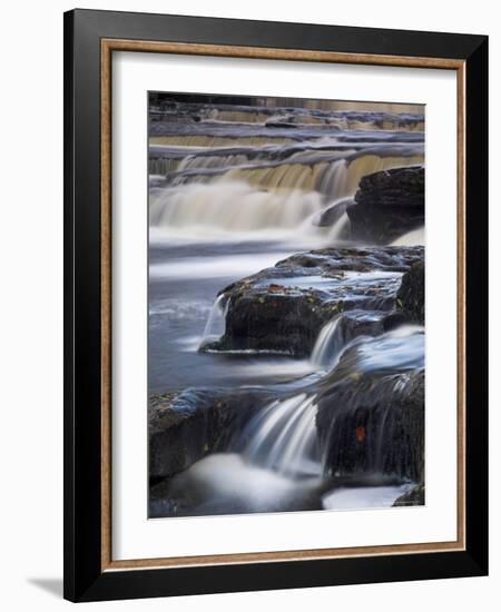 Lower Aysgarth Falls Near Hawes, Wensleydale, Yorkshire Dales National Park, Yorkshire, England, UK-Neale Clarke-Framed Photographic Print