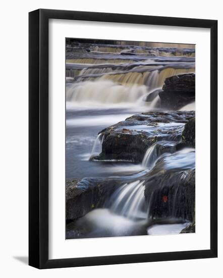 Lower Aysgarth Falls Near Hawes, Wensleydale, Yorkshire Dales National Park, Yorkshire, England, UK-Neale Clarke-Framed Photographic Print