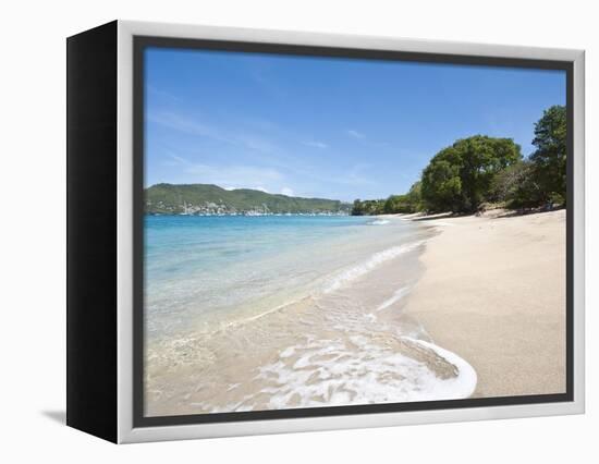 Lower Bay, Bequia, St. Vincent and the Grenadines, Windward Islands, West Indies, Caribbean-Michael DeFreitas-Framed Premier Image Canvas