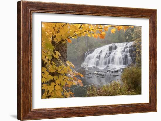 Lower Bond Falls In Autumn #2, Bruce Crossing, MI '11-Monte Nagler-Framed Photographic Print