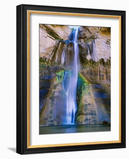 Lower Calf Creek Falls in Grand Staircase-Escalante Nat. Monument, Ut-Howie Garber-Framed Photographic Print