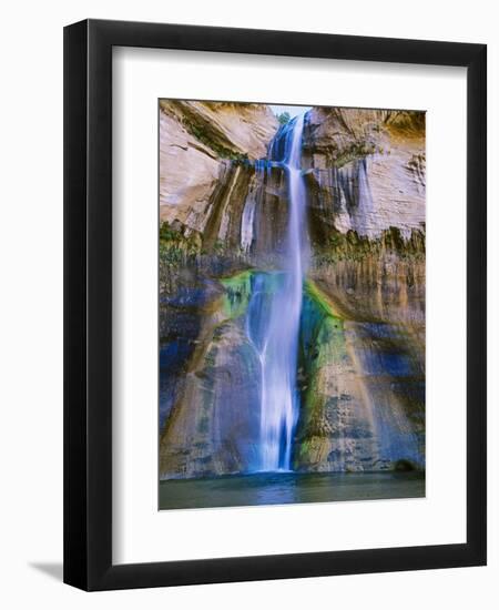 Lower Calf Creek Falls in Grand Staircase-Escalante Nat. Monument, Ut-Howie Garber-Framed Photographic Print