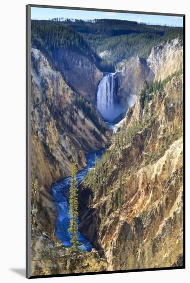 Lower Falls and the Grand Canyon of the Yellowstone, Yellowstone National Park, Wyoming, Usa-Eleanor Scriven-Mounted Photographic Print