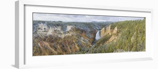 Lower Falls in fall, Yellowstone National Park, Wyoming-Richard & Susan Day-Framed Photographic Print