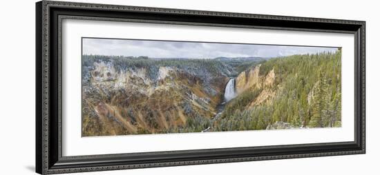 Lower Falls in fall, Yellowstone National Park, Wyoming-Richard & Susan Day-Framed Photographic Print