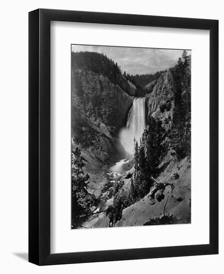 Lower Falls in the Grand Canyon of the Yellowstone-null-Framed Photographic Print