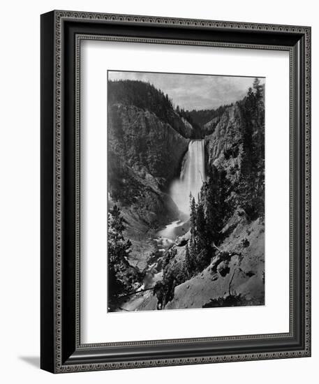 Lower Falls in the Grand Canyon of the Yellowstone-null-Framed Photographic Print