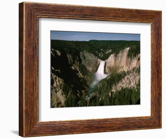 Lower Falls in Yellowstone National Park-Dean Conger-Framed Photographic Print