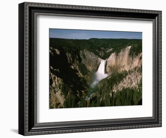 Lower Falls in Yellowstone National Park-Dean Conger-Framed Photographic Print