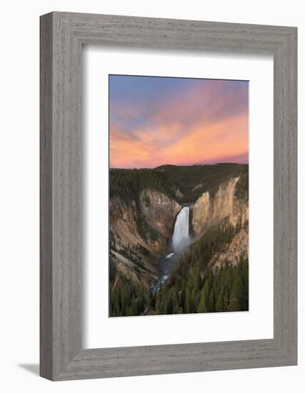 Lower Falls of the Yellowstone River II-Alan Majchrowicz-Framed Photographic Print