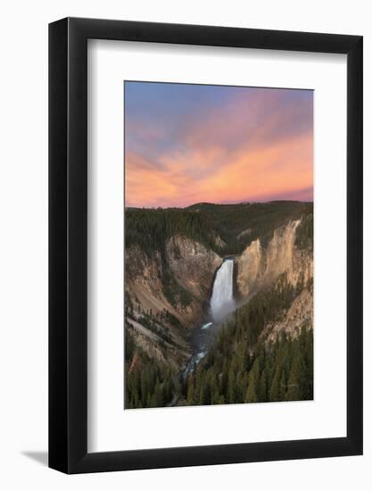 Lower Falls of the Yellowstone River II-Alan Majchrowicz-Framed Photographic Print