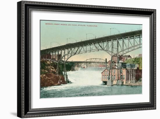 Lower Falls, Spokane, Washington-null-Framed Art Print