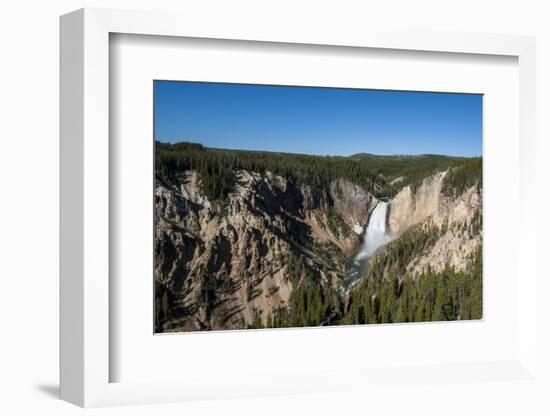 Lower Falls, Yellowstone National Park, Wyoming, United States of America, North America-Michael DeFreitas-Framed Photographic Print