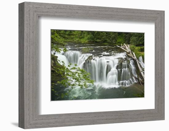 Lower Lewis Falls, Lewis River, Cougar, Washington, Usa-Michel Hersen-Framed Photographic Print