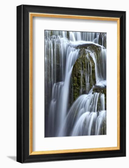 Lower Lewis River Falls Detail, Gifford Pinchot National Forest, Washington, U.S.A.-James Hager-Framed Photographic Print