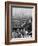 Lower Manhattan and Ferry Docks with Aid of a Telephoto Lens over the Rooftops in Staten Island-Andreas Feininger-Framed Photographic Print