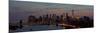 Lower Manhattan at dusk-Richard Berenholtz-Mounted Art Print